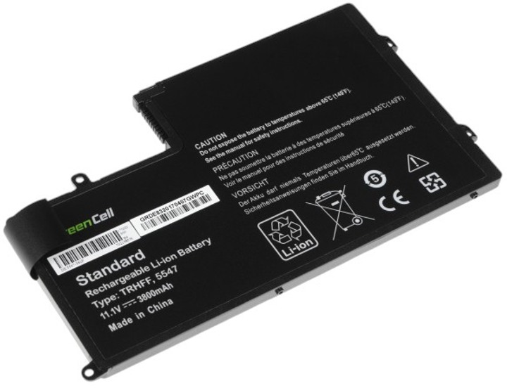 Акумулятор Green Cell TRHFF для ноутбуків 11.1V 3400mAh (5902719423338) - зображення 2