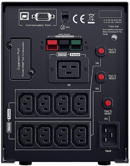 ДБЖ CyberPower Professional Tower PR3000ELCDSXL 2700Вт/3000ВА - зображення 3