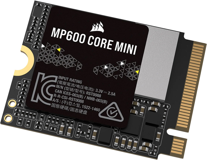 Dysk SSD Corsair MP600 Core Mini 2TB M.2 NVMe PCIe 4.0 x4 3D NAND (QLC) (CSSD-F2000GBMP600CMN) - obraz 2