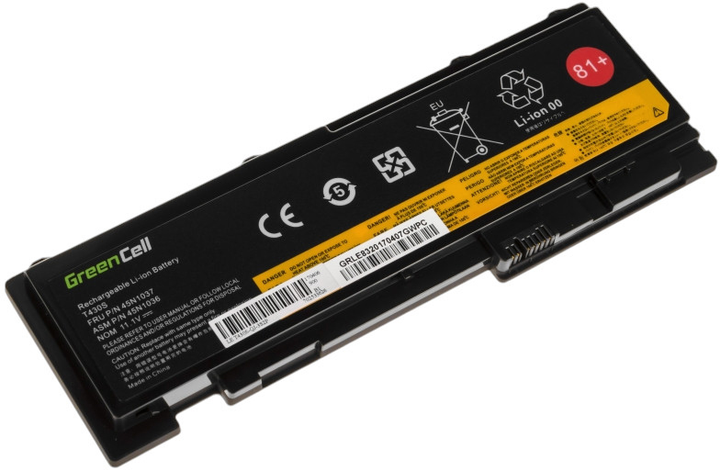 Bateria Green Cell 45N1036 45N1037 do laptopów 11.1V 3400mAh (5902719422515) - obraz 2