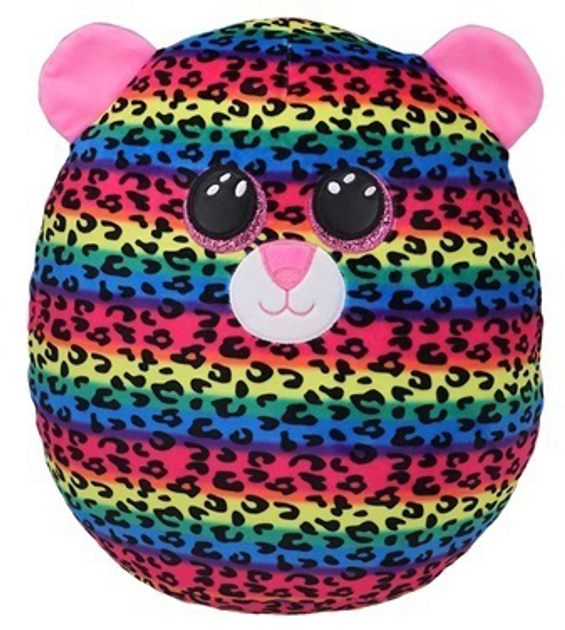 Maskotka poduszka Ty Squish-a-Boos wielokolorowy Leopard Dotty 30 cm (0008421392865) - obraz 1