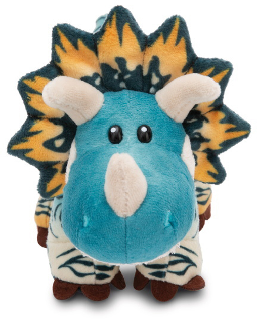 Maskotka Nici Dinozaur Cerastupsy w niebieskim kolorze, w pozycji stojącej 20 cm (4012390494662) - obraz 3
