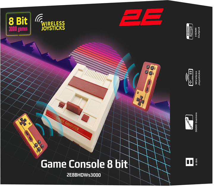 Ігрова консоль 2Е 8 bit HDMI 2 бездротових геймпада 3000 ігор (2E8BHDWS3000) - зображення 9