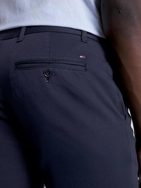 Spodnie slim fit męskie Tommy Hilfiger MW0MW32132 31 Niebieskie (8720644101193) - obraz 4