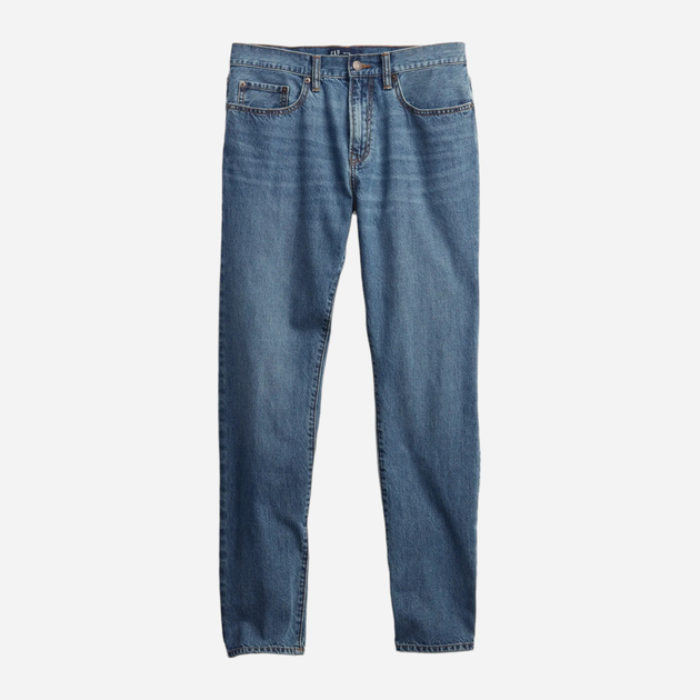 Jeansy regular fit męskie GAP 737645-00 W32L34 Niebieskie (1200056847799) - obraz 4