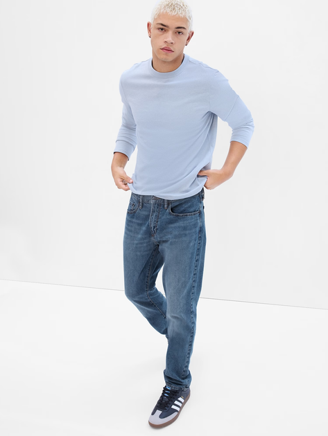 Jeansy regular fit męskie GAP 737645-00 W33L32 Niebieskie (1200060082056) - obraz 3