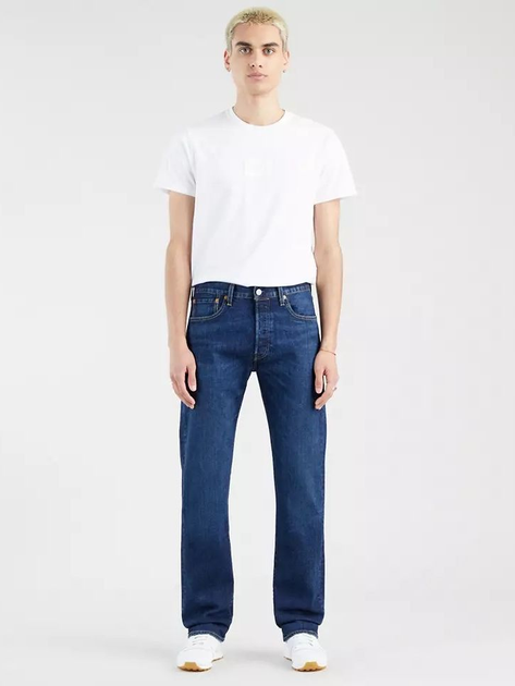 Джинси Regular fit чоловічі Levi's 501 Original 00501-3199 36-32 Темно-сині (5400970332173) - зображення 5