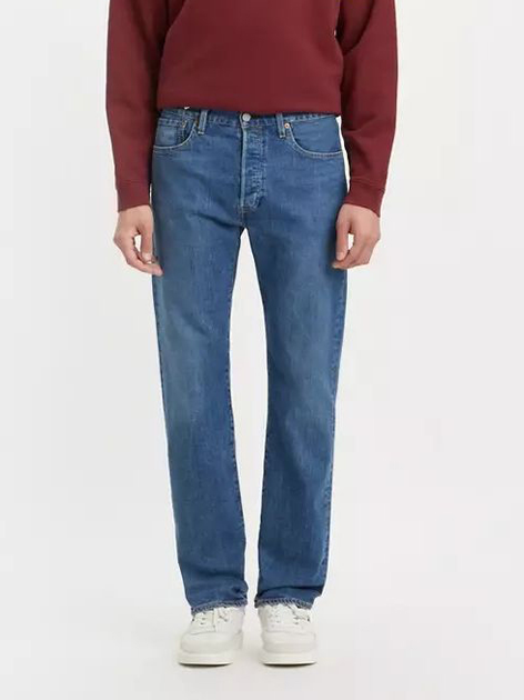 Джинси Regular fit чоловічі Levi's 501 Original 00501-3339 31-32 Темно-сині (5401043294565) - зображення 1