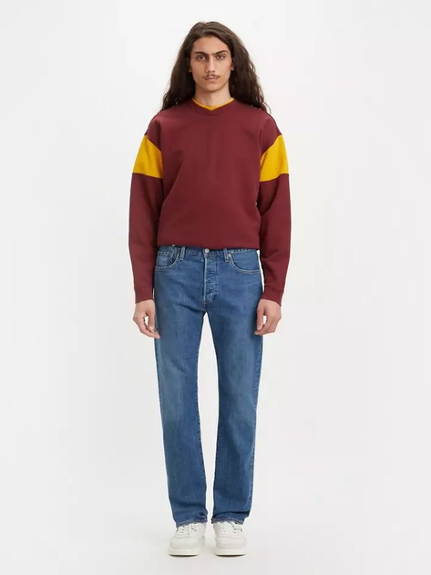 Jeansy regular fit męskie Levi's 501 Original 00501-3339 32-34 Granatowe (5401043294596) - obraz 3