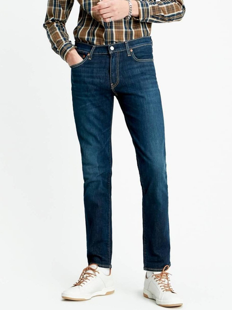 Jeansy slim fit męskie Levi's 511 Slim 04511-4102 31-34 Granatowe (5400816864387) - obraz 1