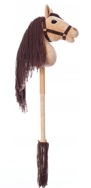Кінь на палиці Tootiny Hobby Horse HoppiHorse A3 Бежевий (5907630902016) - зображення 5
