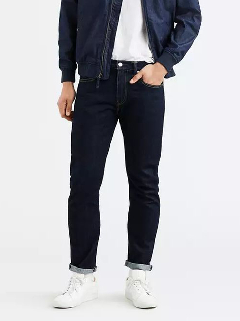 Джинси Regular fit чоловічі Levi's 502 Taper 29507-0181 34-36 Темно-сині (5400599119957) - зображення 1