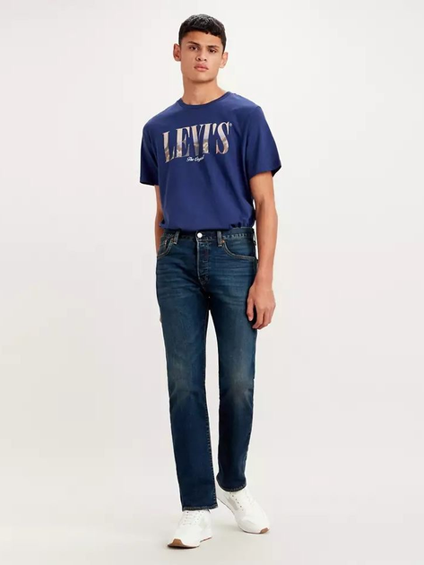 Джинси Regular fit чоловічі Levi's 501 Original 00501-3061 34-36 Темно-сині (5400898339483) - зображення 3