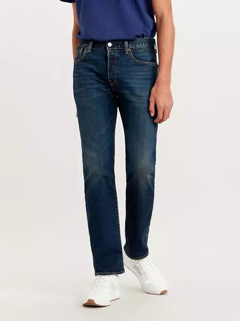 Джинси Regular fit чоловічі Levi's 501 Original 00501-3061 32-34 Темно-сині (5400898339391) - зображення 1