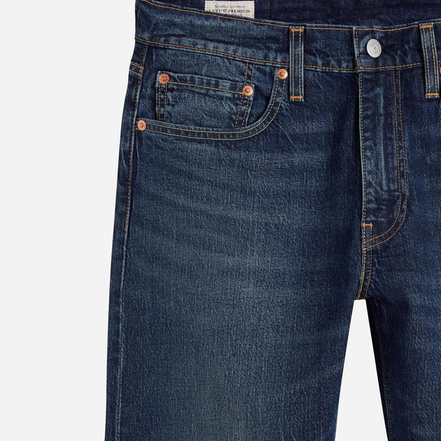 Джинси Regular fit чоловічі Levi's 502 Taper 29507-1294 29-32 Темно-сині (5401043430451) - зображення 9