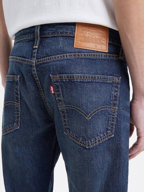 Джинси Regular fit чоловічі Levi's 502 Taper 29507-1294 32-32 Темно-сині (5401043244201) - зображення 6