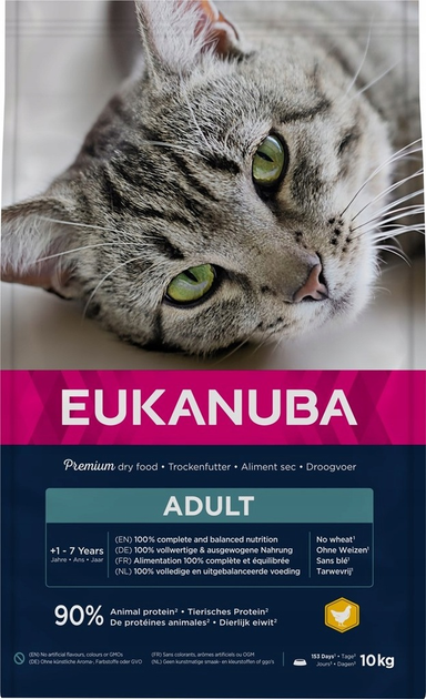 Сухий корм для котів Eukanuba Adult Top Condition курка 10 кг (8710255121574) - зображення 1