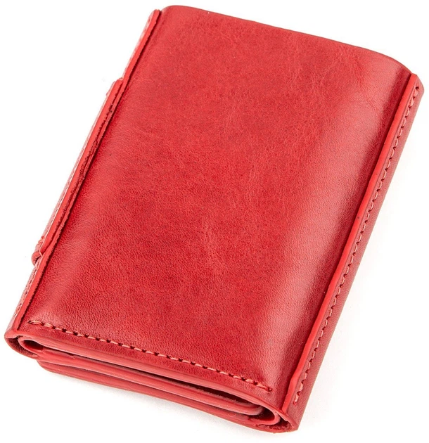 Кошелек женский кожаный Grande Pelle 11153 Красный - изображение 2