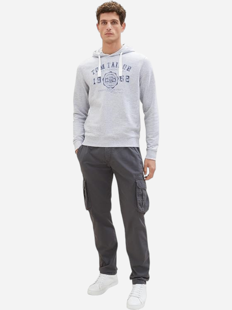 Spodnie cargo męskie Tom Tailor 1039851 S Szare (4067261378428) - obraz 3