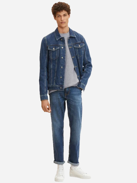 Джинси Slim fit чоловічі Tom Tailor 1007858 31-32 Сині (4067672410076) - зображення 3