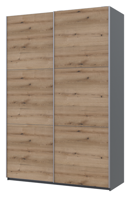 Шкаф купе Doros G-Caiser Графит Дуб Евок 2 ДСП 160х60х240 (42005074) - Фото 1 Шкаф купе Doros G-Caiser Графит Дуб Евок 2 ДСП 160х60х240 (42005074) - изображение 1