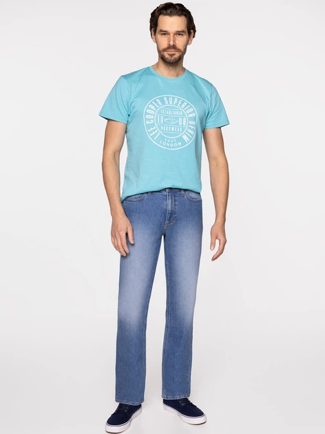 Джинси Regular fit чоловічі Lee Cooper LC118-1533 36-32 Блакитні (5904347397388) - зображення 3
