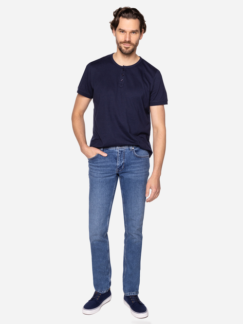 Jeansy slim fit męskie Lee Cooper LC7110-650 30-32 Niebieskie (5904347399658) - obraz 3