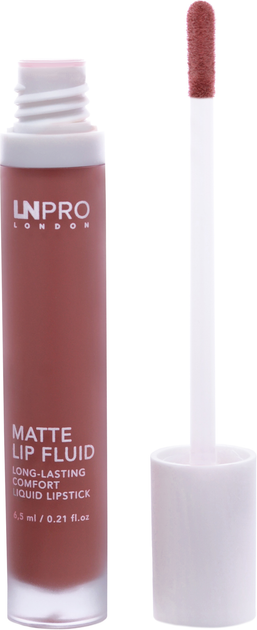 Акція на Рідка матова помада LN PRO Matte Lip Fluid №105 6.5 мл (0810134218963/5060805942368) від Rozetka