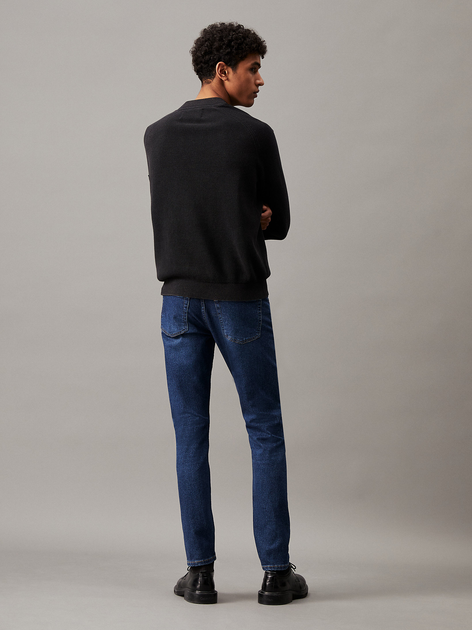 Джинси Slim fit чоловічі Calvin Klein Jeans J30J324849-1BJ 36/32 Темно-сині (8720109362626) - зображення 4