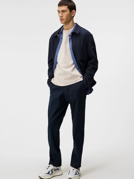 Spodnie regular fit męskie J. Lindeberg jlfmpa10363-6855 52 Granatowe (7310421046772) - obraz 3