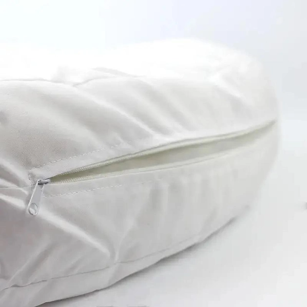 Анатомическая подушка Side Sleeper ортопедическая подушка для сна в виде подковы Белая (КМ-1527) - Фото 5 Анатомическая подушка Side Sleeper ортопедическая подушка для сна в виде подковы Белая (КМ-1527) - изображение 5