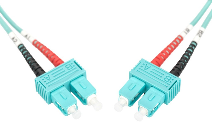 Patchcord optyczny Digitus Professional SC/UPC-SC/UPC 50/125 OM3 duplex 5 m (DK-2522-05/3) - obraz 2