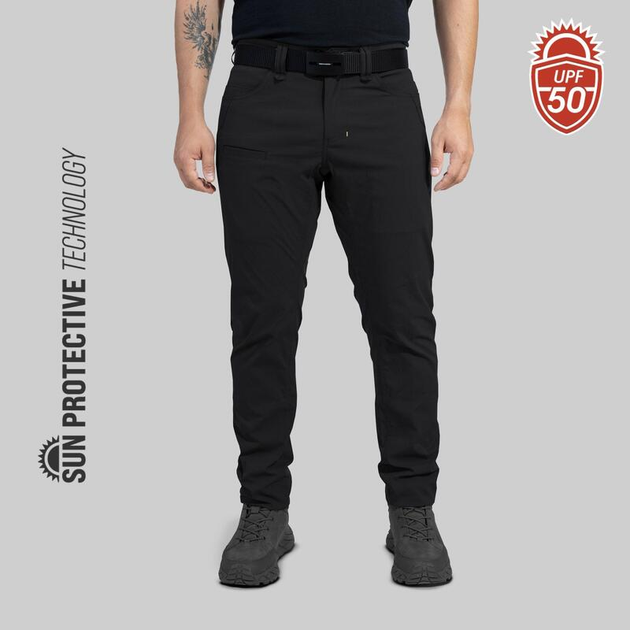 Облегченные нейлоновые тактические штани Pentagon ROGUE TROPIC PANTS K05065 34/32, Чорний - изображение 1