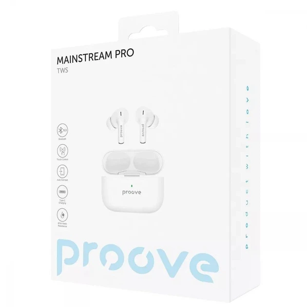 Безпровідні навушники Proove Mainstream Pro TWS (Білий) - изображение 2