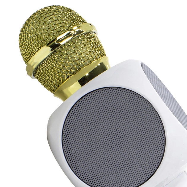 Караоке Мікрофон Wster Ws-1816 Bluetooth White - Фото 3 Караоке Мікрофон Wster Ws-1816 Bluetooth White - зображення 3