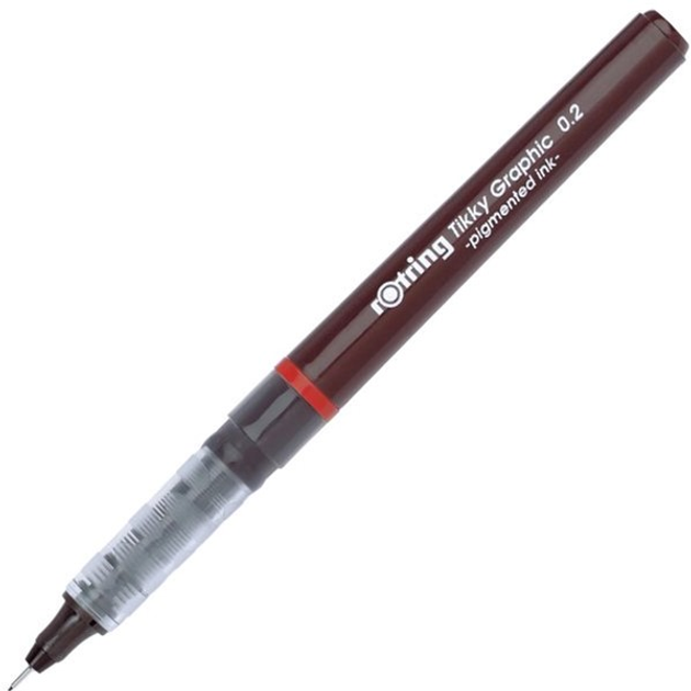 Zestaw cienkopisów Rotring Tikky Graphic 0.2 mm 12 szt Czarne (23501170814745) - obraz 1