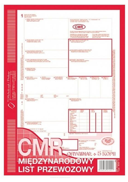 Бланки Michalczyk i Prokop CMR Міжнародна транспортна накладна 800-3 A4 84 листа (5906858010022) - зображення 1