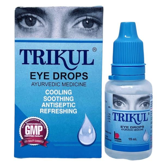 Очні краплі Trimed ayurveda Трикул Eye drops Trikul 15 мл - зображення 1