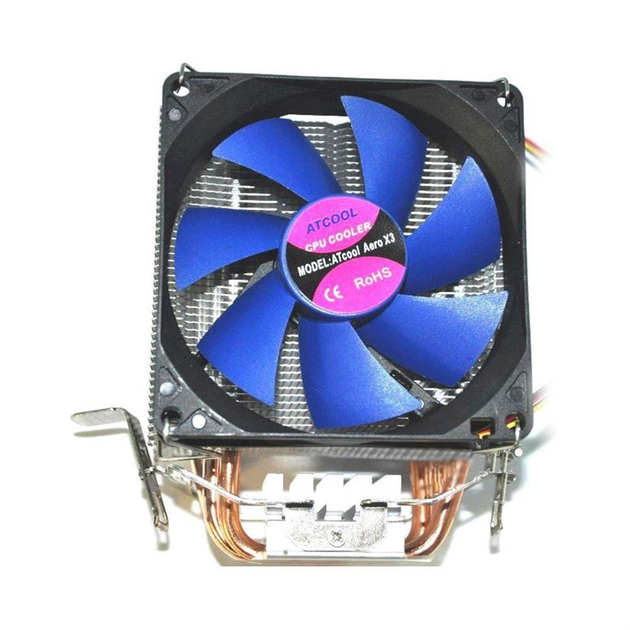 Кулер для процесора Atcom Aero X3 (14245) 3 мідних трубок Sock Am2 /Am3/Am3+ /FM1/FM2/775/1156/1155 - изображение 1