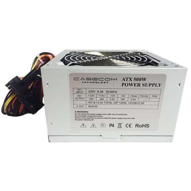Блок живлення CaseCom (CM 500 ATX) 500W 12Fan bulk - изображение 1