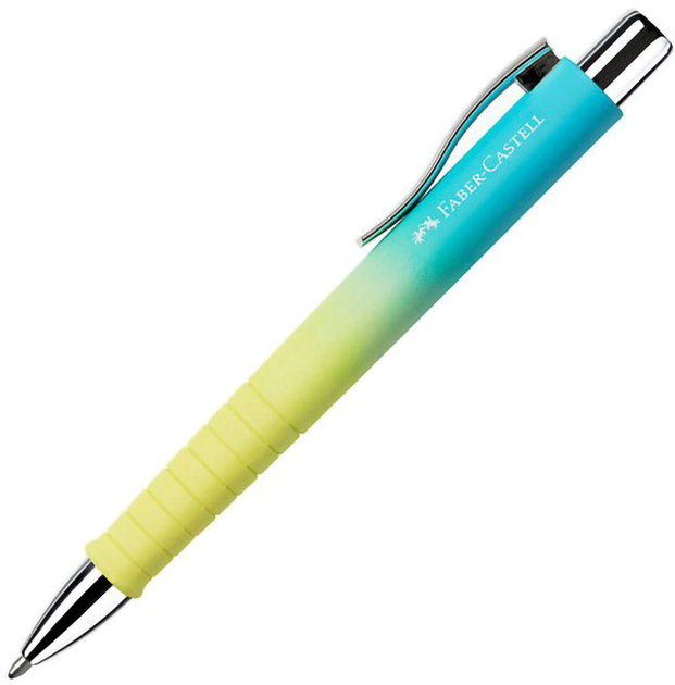 Zestaw długopisów kulkowych Faber-Castell Poly Ball Urban XB Niebieski 5 szt (6933256658777) - obraz 1