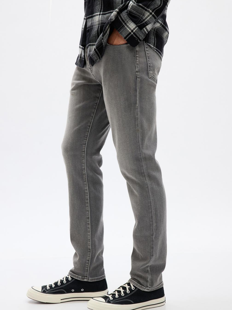Джинси Slim fit чоловічі GAP 749094-00 W34L34 Сірі (1200116333958) - зображення 3
