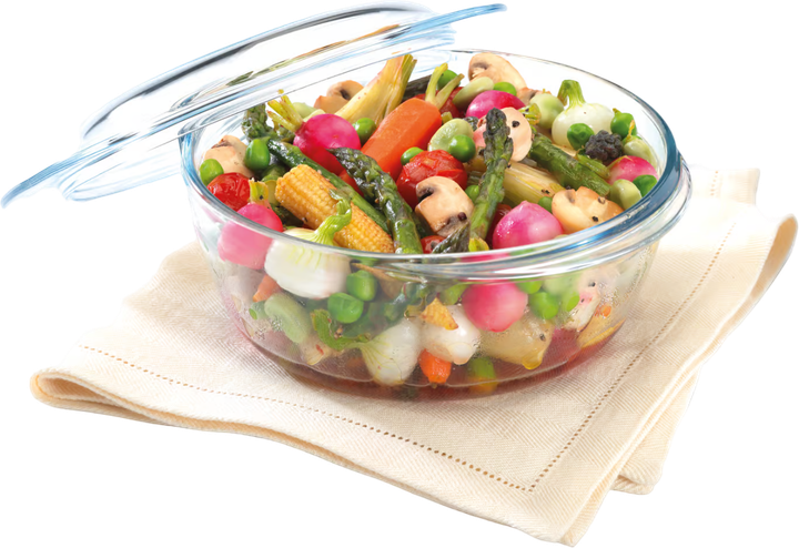 Форма Pyrex термостійка 4 в 1 з кришкою кругла 1.3 л (3426470261524) - зображення 4