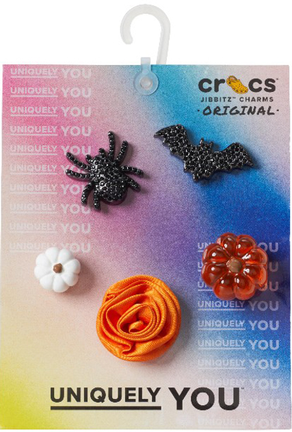 Джибітси Crocs Hide and Eek Halloween 10013917 5 шт Різнокольорові (0196265825103) - зображення 3