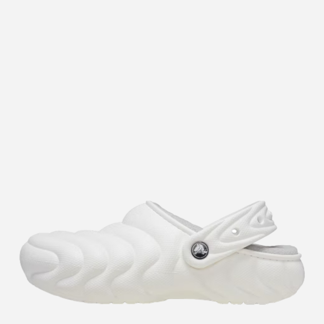 Chodaki damskie ocieplane Crocs Classic Lined Overpruff Clog 210059-100 36-37 (M4/W6) Białe (0196265759989) - obraz 3