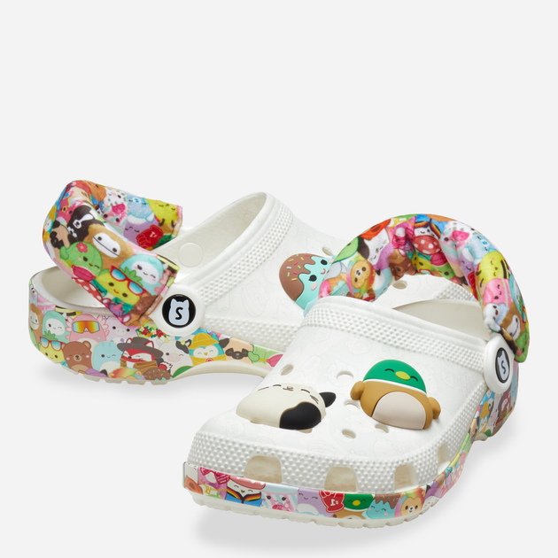 Дитячі крокси-сабо для дівчинки Crocs Classic Squishmallows Clog Kids 210228-90H 32-33 Різнокольорові (196265833764/0196265833764) - зображення 3