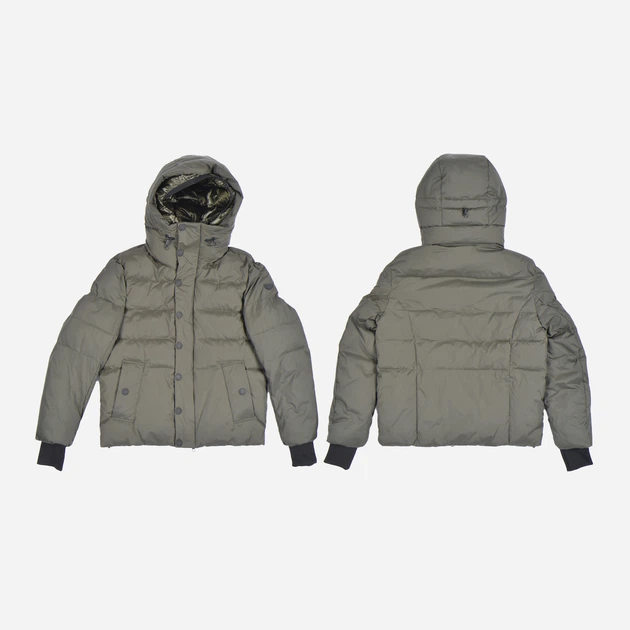 Kurtka puchowa męska zimowa z kapturem Antony Morato MMCO00593FA600054-4050 54 Zielona (8059712825625) - obraz 3