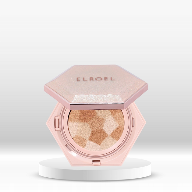 Podkład do twarzy Elroel Correttivo Blending Compact Cushion korygujący Light Beige 21 12.5 g (8809085106834) - obraz 2