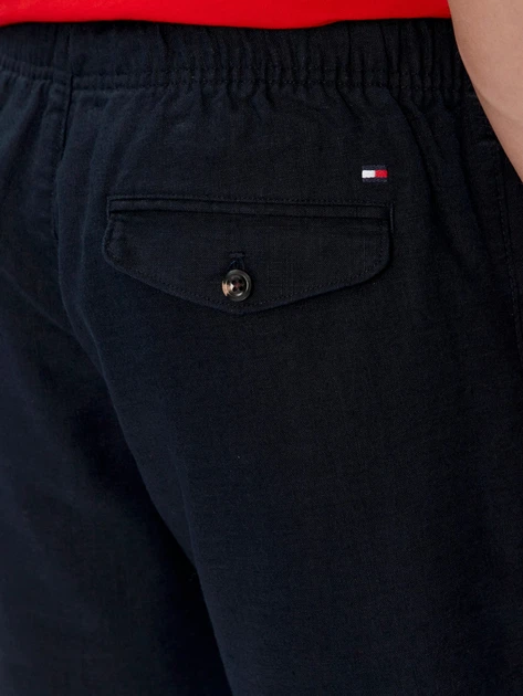 Spodenki krótkie męskie Tommy Hilfiger thmw0mw34498dw5 34 Granatowe (8720646430888) - obraz 5