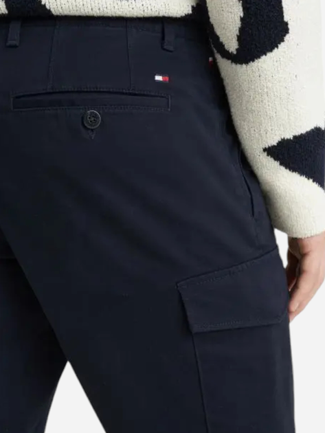 Шорти бавовняні короткі чоловічі Tommy Hilfiger thmw0mw31244dw5 31 Темно-сині (8720642936711) - зображення 5